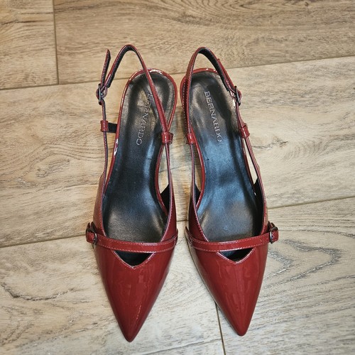 bernardo marietta dark red dress Fashion Sexy heel women's 7.5m - Picture 7 of 11