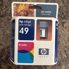 Hewlett Packard HP49 Tri-Color ink jet cartridge SEALED in box Jan 05