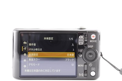 Sony Cyber Shot DSC-WX200 Black Near Mint 18.2MP *Japanese Display