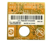HPE Trusted Platform Module (TPM) 1.2 Board 450168-001 505836-001