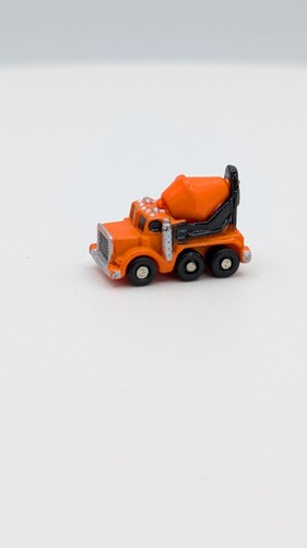 Vintage Galoob Micro Machines Micro Mini Insider Cement Truck Orange - Picture 19 of 19