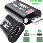HDMI auf USB 2.0 Audio Video Capture Karte HD Spiel Aufnahme Box Live Streaming
