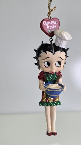 Danbury Mint The Betty Boop Glitter Ornaments ~ Christmas Treats - Picture 6 of 7