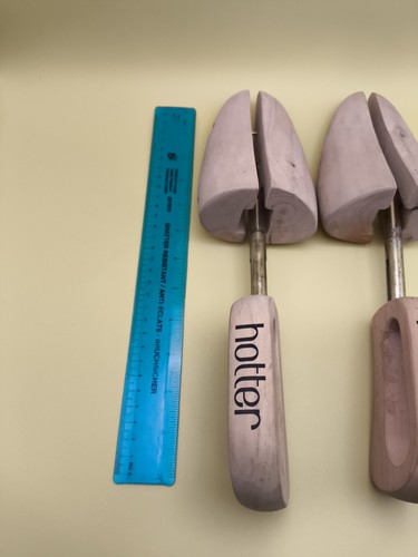 Pair Of HOTTER Shoe Stretchers SIZE LARGE | Shoe Tree Cobbler Wood Original - Picture 8 of 8