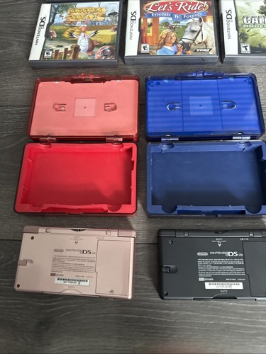 Nintendo DS Lite Konvolut 2 Stück mit Spielen und Hüllen - Bild 5 von 10