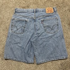 Levis 550 Light Wash Blue Denim Jean Shorts Men  s Size 36