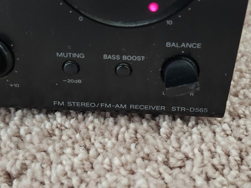 Sony Stereo Receiver STR-D565 FM AM AV Control Center W/Manual Tested *No Remote - Picture 7 of 16