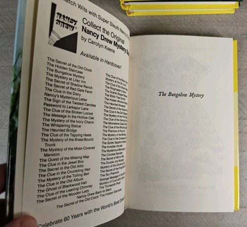 Vintage Nancy Drew Mystery Stories Lot of 14 Hardcover Books YA Mystery Thriller - Picture 13 of 18