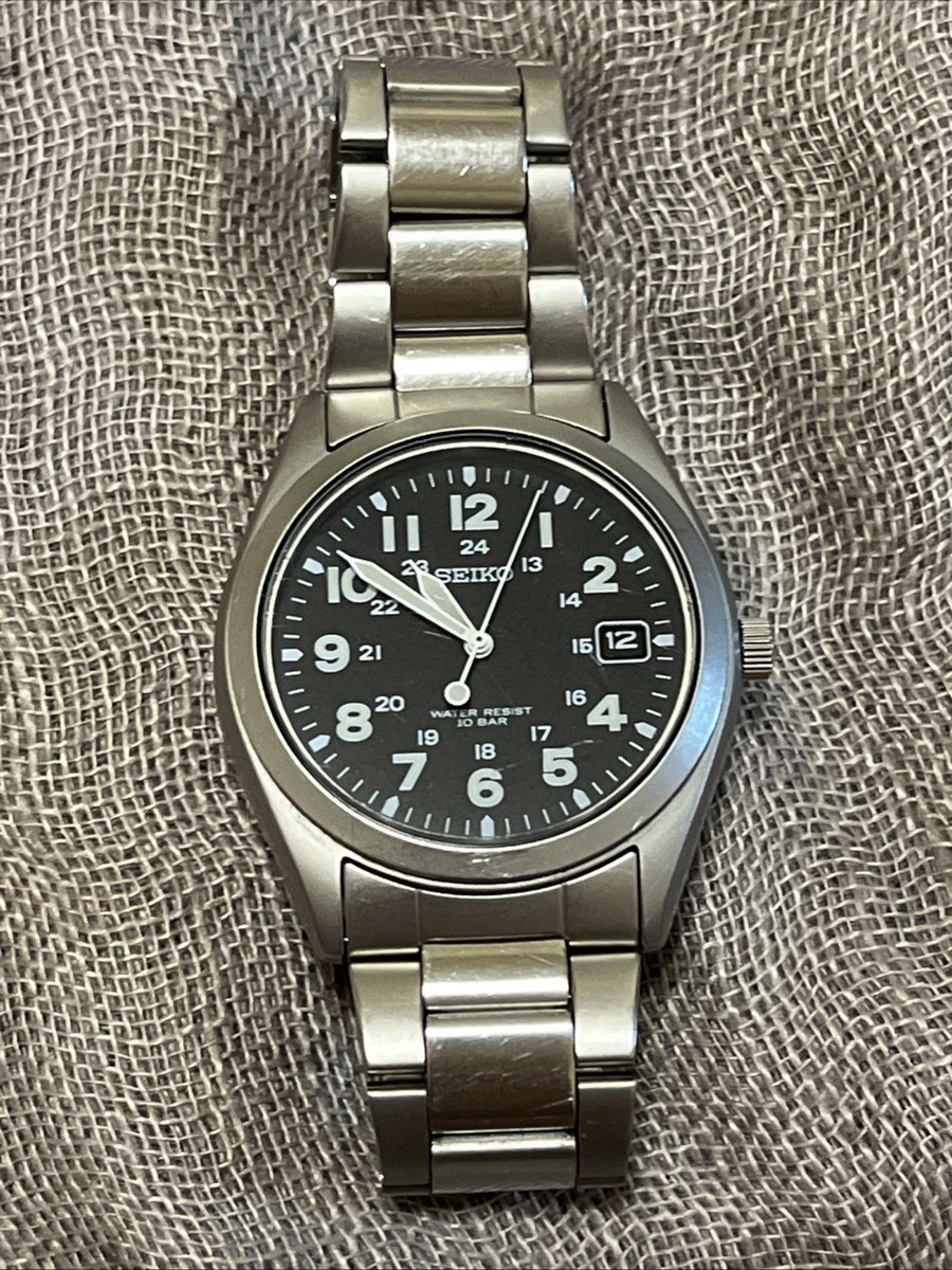 Seiko Sbca001 7n42-8260 military Watch from Japan | eBay