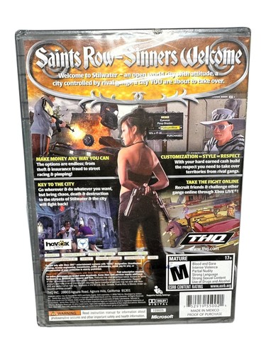 Saints Row (Microsoft Xbox 360 2006) Brand NEW Factory Sealed - Picture 2 of 6