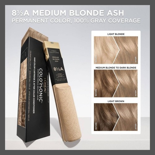 L'Oreal Paris Colorsonic Ammonia Free Permanent Hair Color Cartridge - - Picture 4 of 9