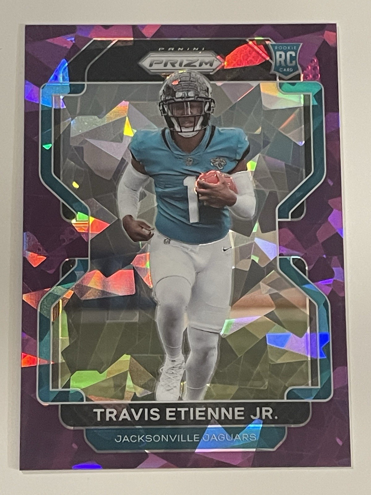 2021 Prizm Purple Ice Travis Etienne Rookie 59/225