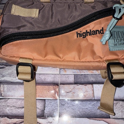 TOPO DESIGNS MINI QUICK PACK BAG CORAL Peppercorn Unisex One Size Stitched Word - Picture 4 of 23