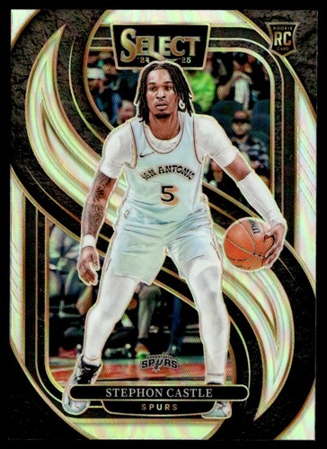 2024-25 Panini Select Premier Level Silver Stephon Castle RC #175