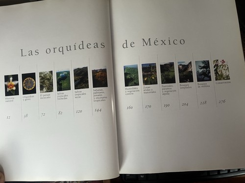 Las orquídeas de México Lavish Orchids of Mexico Spanish Botany Photography Book - Picture 2 of 7