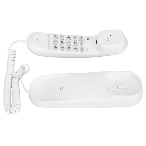 Przewodowe wsparcie telefonu Pauza Ostatni numer Redial Montaż ścienny Telefon stacjonarny CB - Zdjęcie 5 z 22