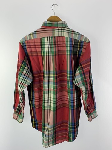 Camisa Ralph Lauren Cuadros Algodón Manga Larga M Multicolor Informal Top - Imagen 2 de 4