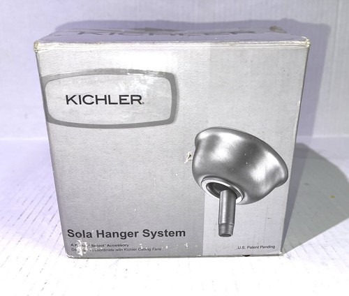 Kichler Sola Downrod Hanger System, Satin Black - 337033SBK - Picture 11 of 13
