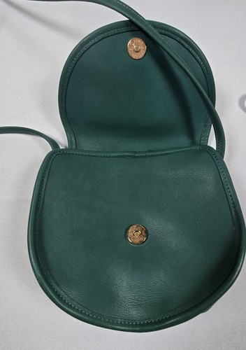 Borsa Coach Casey vintage 9923 bottiglia pelle verde made in USA pre-1994 - Foto 15 di 18