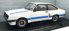Model Car Group 1/18 Scale MCG18350 Ford Escort MKII RS 2000 X-Pack - White/Blue