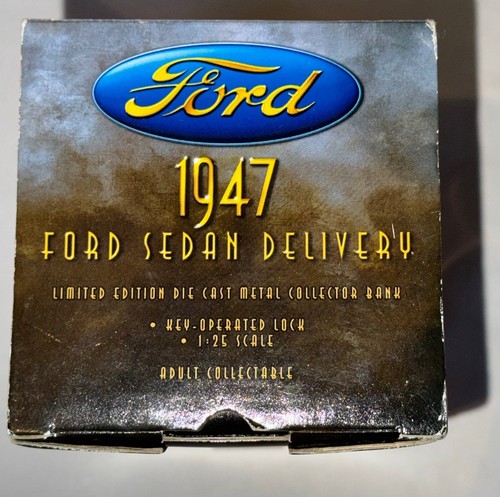 1947 Ford Sedan Delivery Die Cast Canadian Liberty Classics Box Cracked Car Mint - Picture 8 of 10