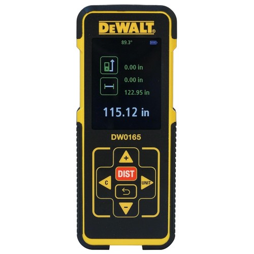 Dewalt DW0165N 50M 165 Fuß Laser Entfernungsmesser für Flächen- und Volumenmessung - Bild 8 von 11
