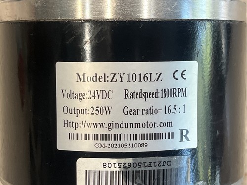 ZY1016LZ rechte Seite faltbarer Rollstuhl DC Antriebsmotor 24VDC 250W 1800RPM 16,5:1 - Bild 2 von 8