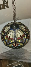 Chloe lighting tiffany style hard-wired Pendant Lamp
