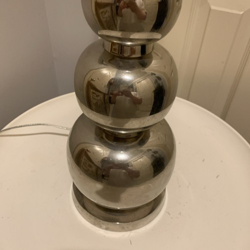 Kovacs Style Stacked Chrome Ball Lamp Vintage Mid Century Modern Retro - Picture 7 of 10