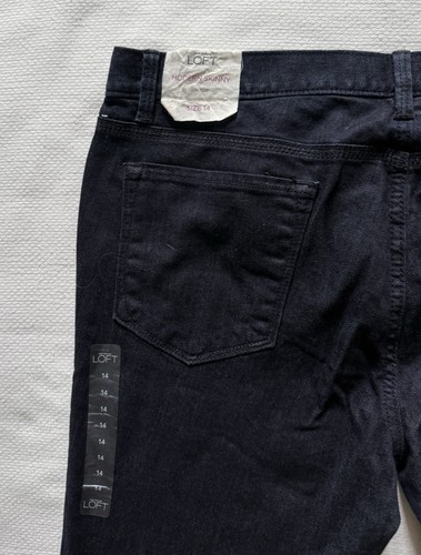 Loft by Ann Taylor Damen Modern Skinny Größe 14 Neu mit Etikett dunkle Waschung - Bild 5 von 8