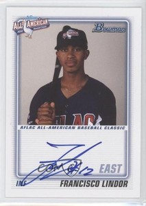 2011 Bowman Draft Aflac All-American Auto Francisco Lindor #AFLAC-FL Auto
