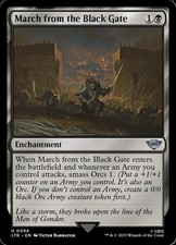 MTG March from the Black Gate [The Lord of the Rings: Tales of Middle-Earth] Foi