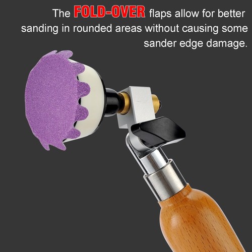 Sanding Discs 3 Inch 80Pcs, Wet Dry Hook and Loop Flex Edge Sand Paper, Sandp... - 第 3/7 張圖片