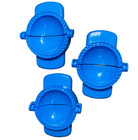 3 Pieces New Dough Press Blue Mini Curry Puff Dumpling Mold Tools