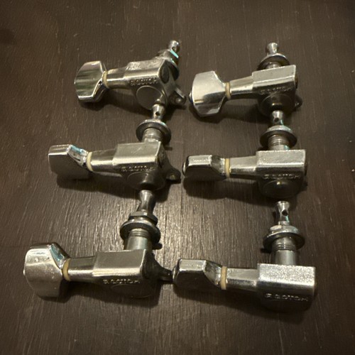 Gotoh Einzelschraube gebraucht Gitarre Tuner Schlüssel Set Maschinenköpfe Chrom