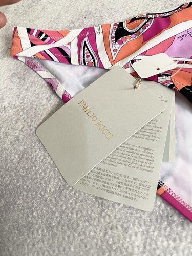 Emilio Pucci Bikini 42 Pink Multicolor - Picture 4 of 10