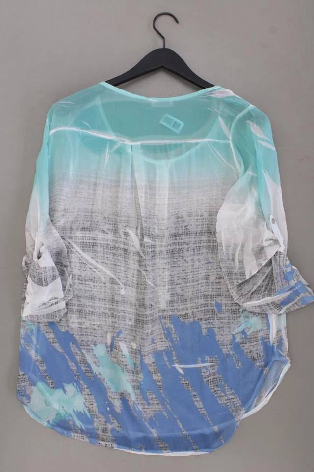 ✅ pink Classic Bluse für Damen Gr. OneSize, L 3/4 Ärmel türkis ✅ - Bild 3 von 4