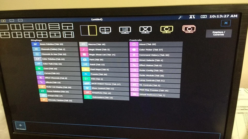 ETC ION 2000 Lighting Control Console P/N 4310A1014 w/ 2x20 Fader Wing READ AD - Image 4 of 4