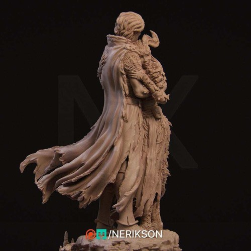 The Last Battle, Full Diorama | Garage Resin Kit Statue | D&D TTRPG Fantasy Mini - Picture 4 of 10