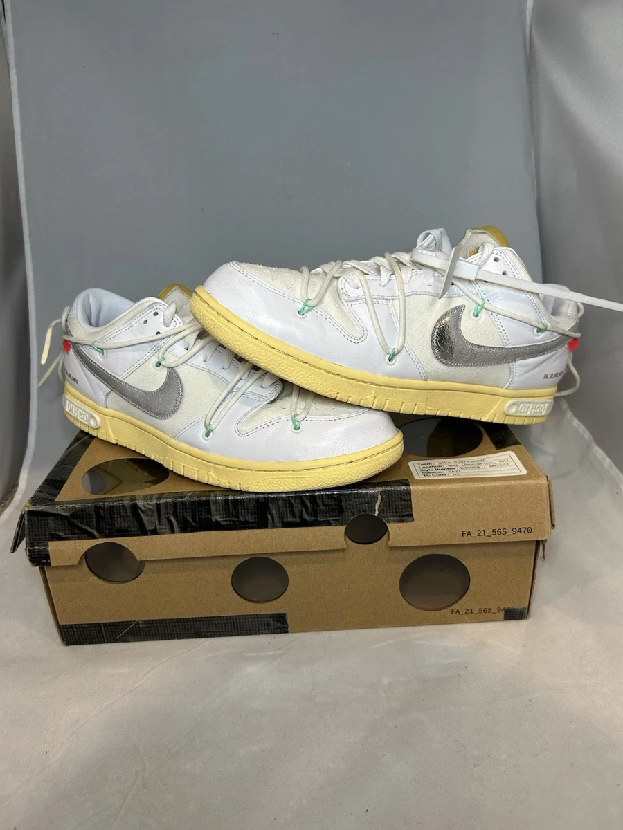 Las mejores ofertas en Nike Off-White x Dunk Low Lot 01 of 50 | eBay