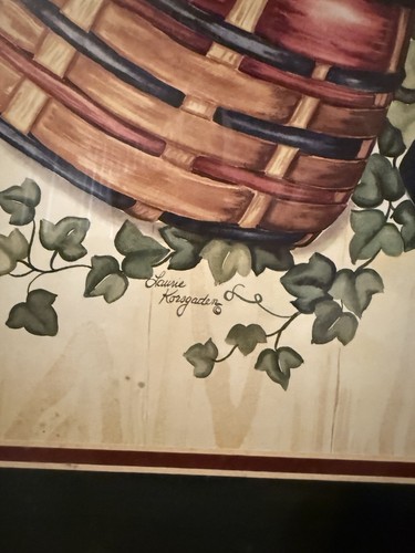 Arte enmarcado manzanas casa de campo Laurie Korsgaden fiesta hogar y jardín de colección - Imagen 2 de 7