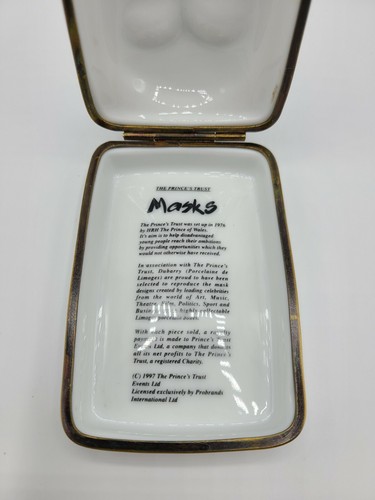 DUBARRY FRANCE LIMOGES LIMITED EDITION #319 MASKEN SCHMUCKKÄSTCHEN - Elton John - Bild 4 von 4