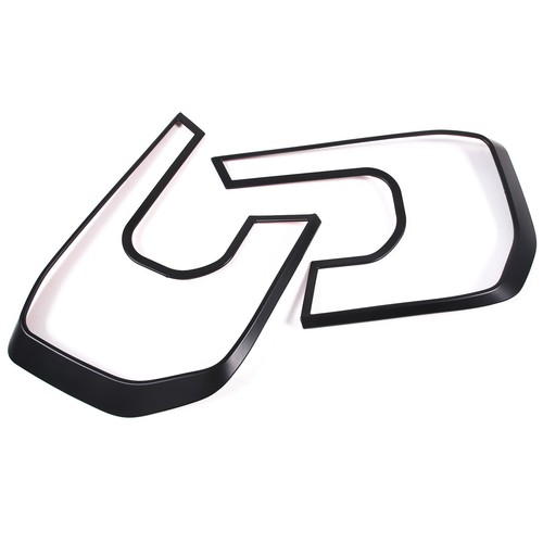 Matte Black Car Headlight Frame Cover Decorate Trim For Ford Ranger 2023-2025 - Picture 6 of 8