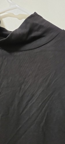 Body para mujer Mangopop Collection negro manga larga básico cuello tortuga talla pequeña - Imagen 3 de 6