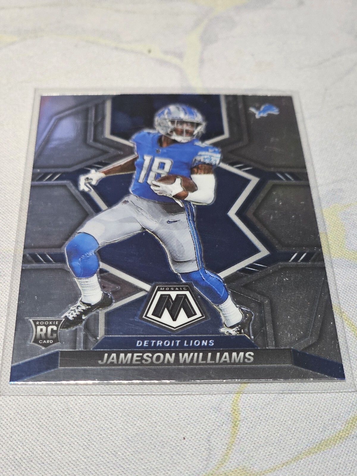 2022 Mosaic Jameson Williams Rookie #316 Detroit Lions RC