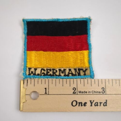 Bestickter Land-/Staatsflagge Aufnäher Vintage 1960er Reise Souvenir Tourist - Bild 11 von 21
