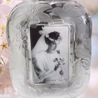 Crystal Clear Picture Photo Frame Paradise Gardens Humming Birds Floral cottage