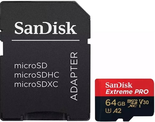 64GB SanDisk Micro SD Extreme Pro Class 10 Memory Card (W/Adapter) - 第 3/3 張圖片