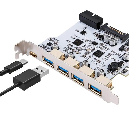 Add On Card USB 3.0 PCI-E Type C Expansion Card PCI Express PCI-E to USB 3.0