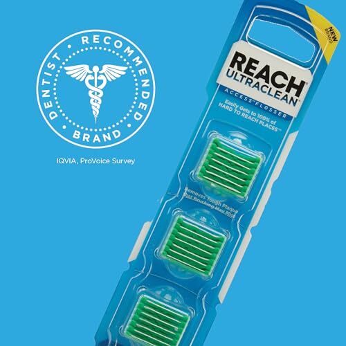 Reach Flosser Ricarica | Aromatizzata alla Menta | Confezione da 6 - Foto 5 di 9